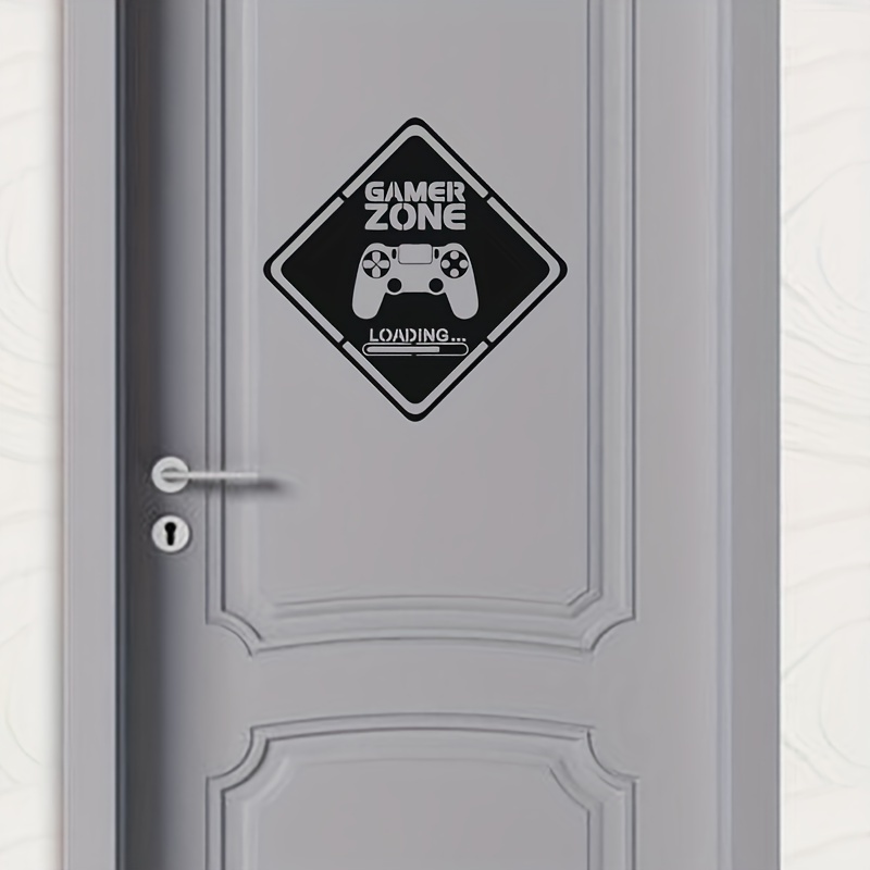 Board Game Movie - 1pc Gamer Zone Door Decal Wall
