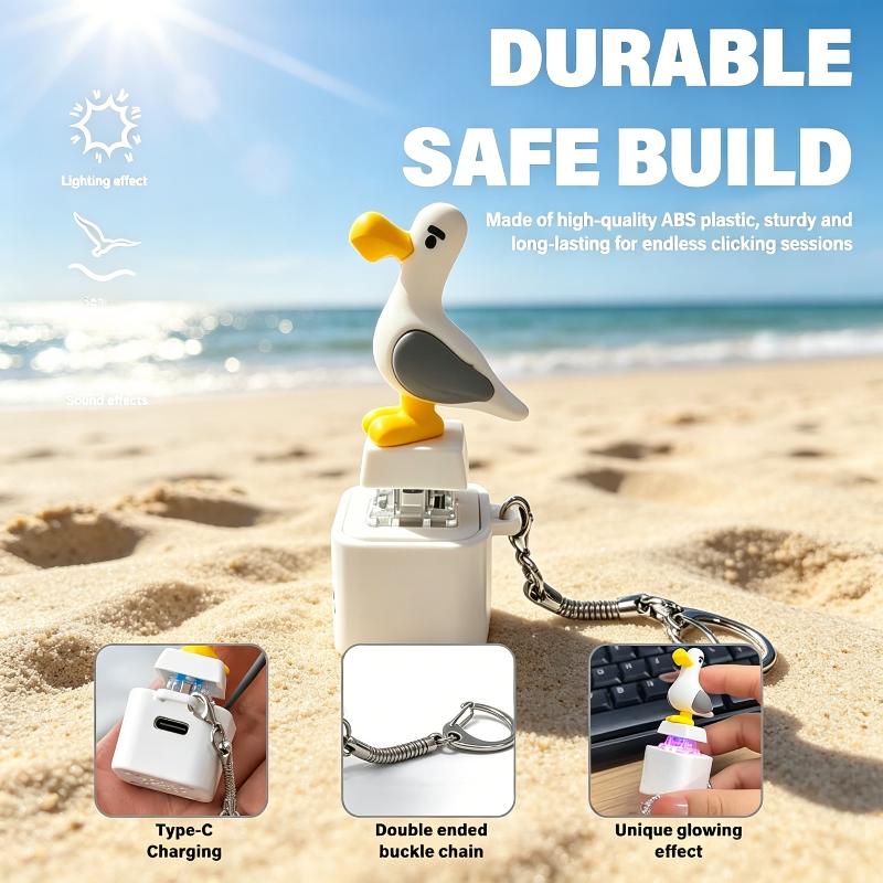Board Game Quacks - Duck Keyboard Keycaps Keychain Quacky Duck