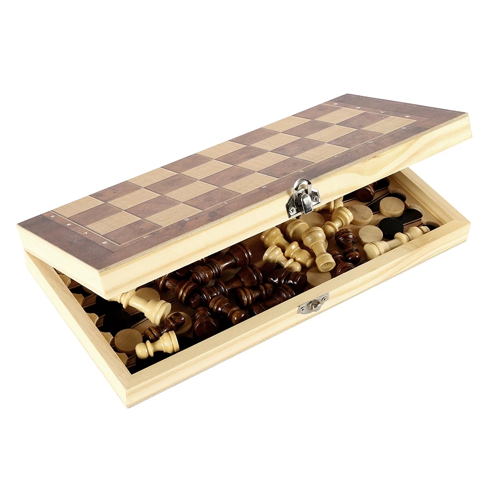 3 in 1 Chess Board, Folding Wo - огляд і ціна Board Game Quacks
