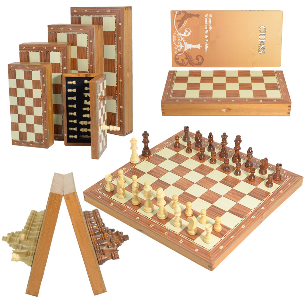 Magnetic Wooden Folding Chess  - огляд і ціна Board Game Yearbook