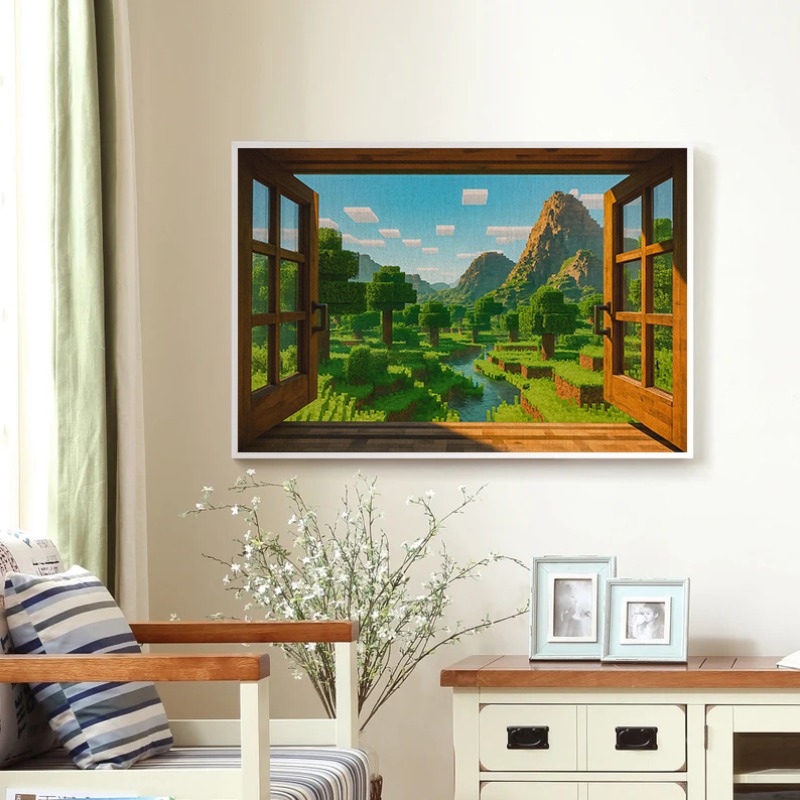 1pc frameless Canvas Painting  - огляд і ціна Board Game Movie