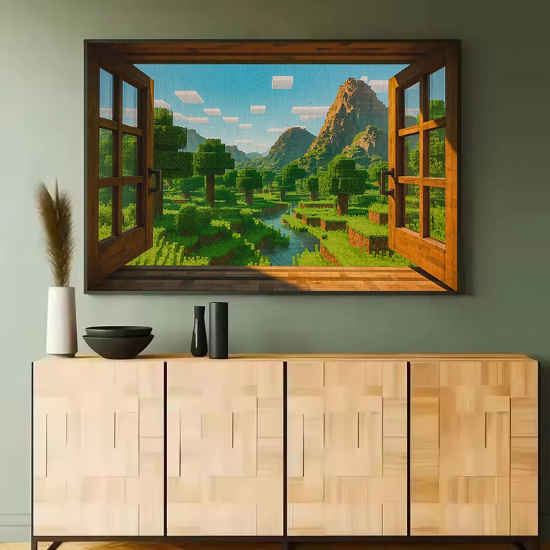 1pc frameless Canvas Painting  - огляд і ціна Board Game Movie