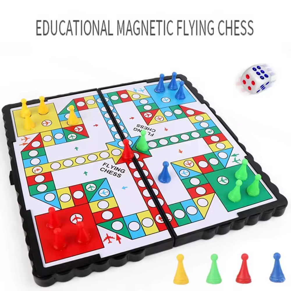 Foldable magnetic flying chess - огляд і ціна Board Game Quacks