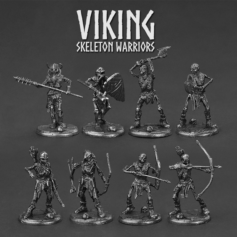 2025 Metal Viking Skeleton War - огляд і ціна Board Game Vikings