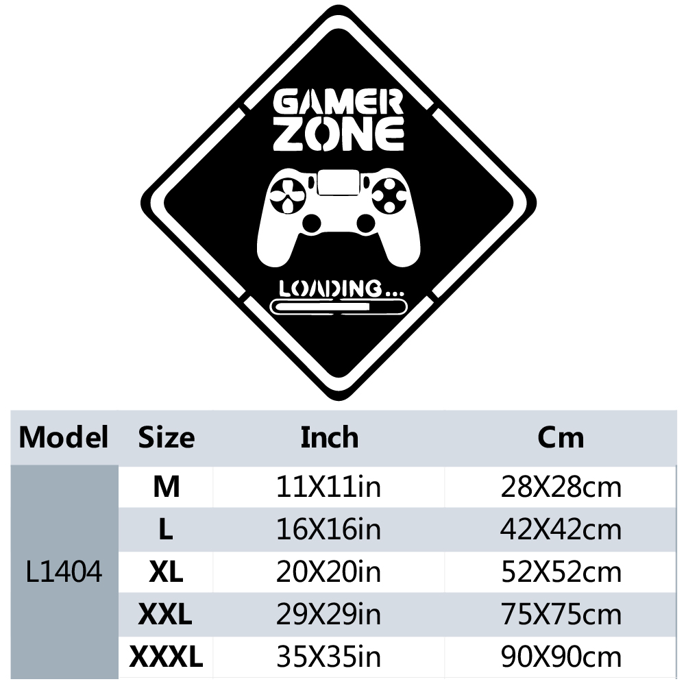 1pc Gamer Zone Door Decal Wall - огляд і ціна Board Game Movie