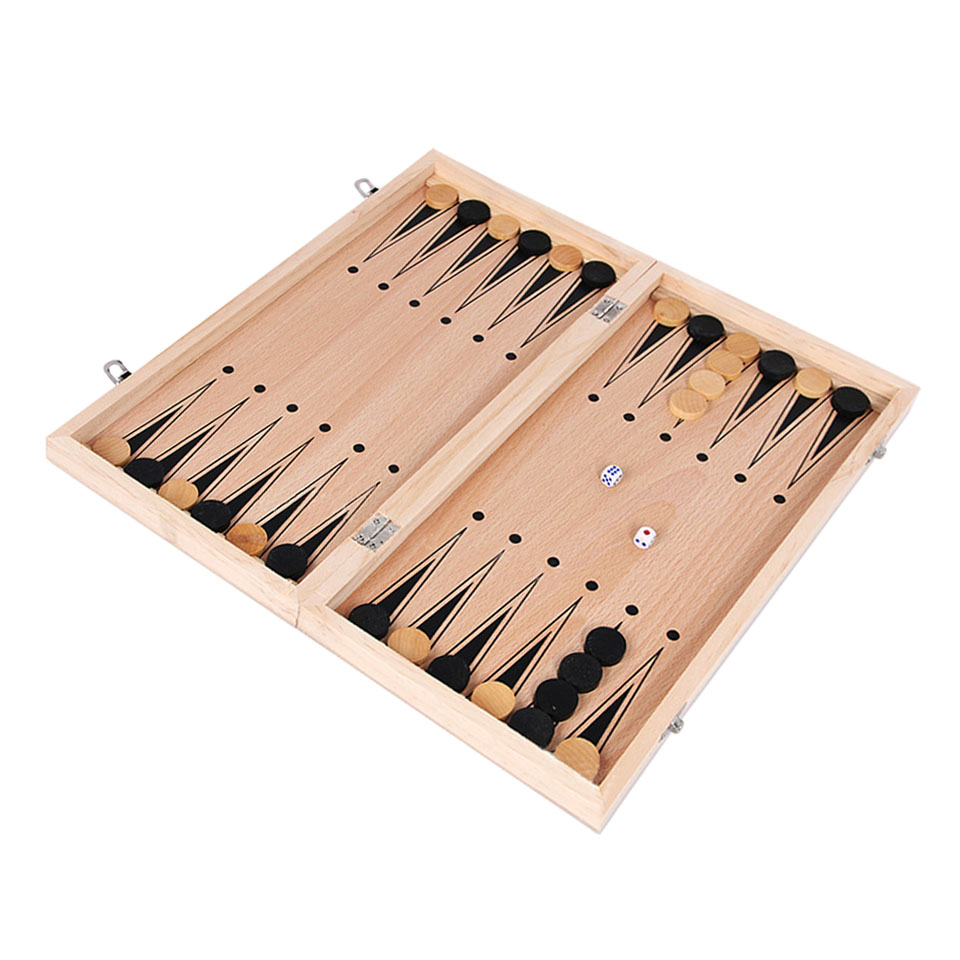 3 in 1 Wooden Chess Backgammon - огляд і ціна Board Game Yearbook