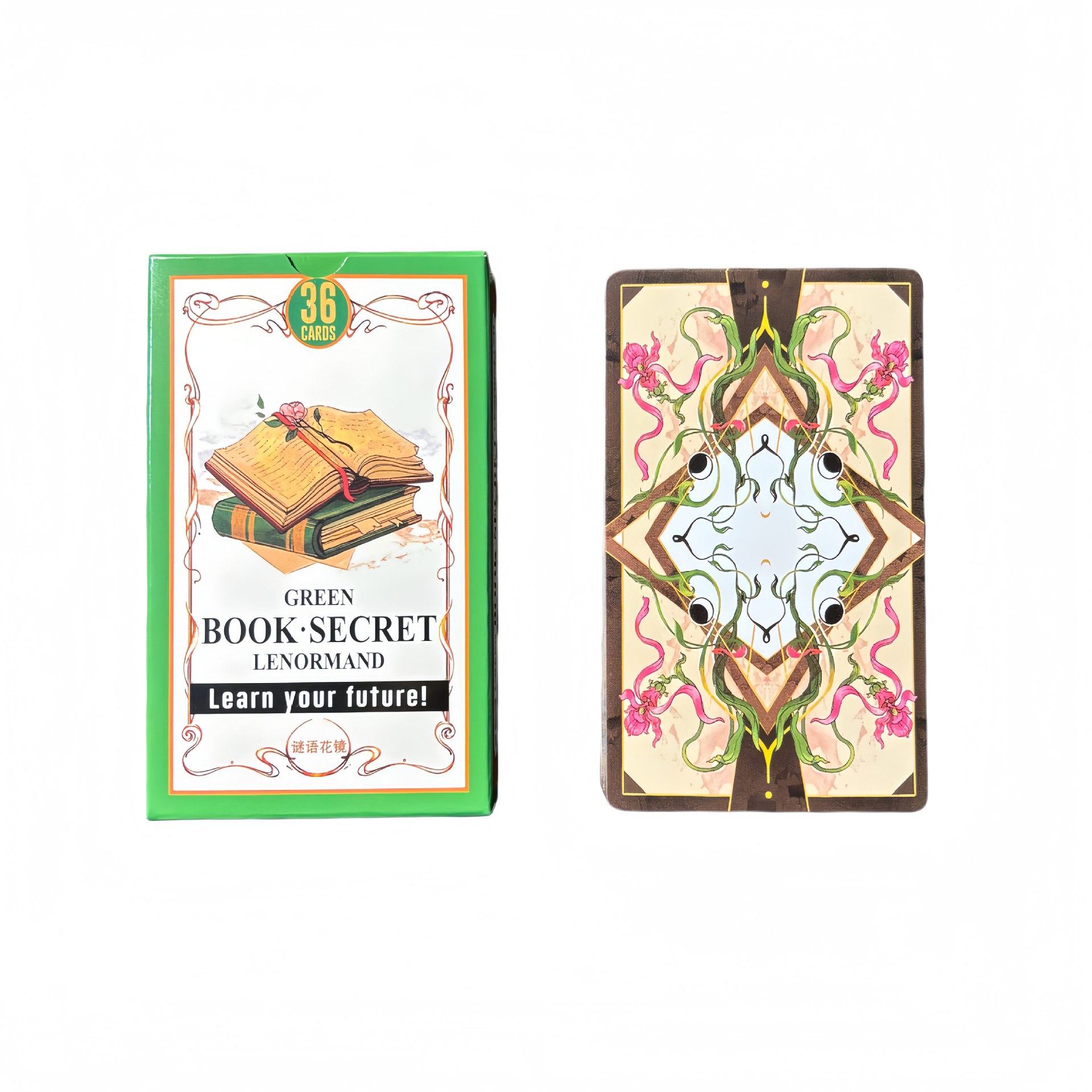 36PCs Green Book Secret Lenorm - огляд і ціна Board Game Yearbook
