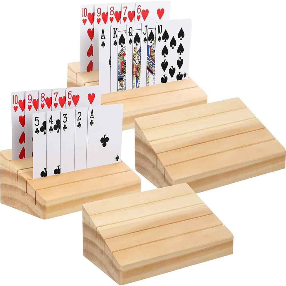 Hands-Free Wooden Playing Card - огляд і ціна Board Game Yearbook